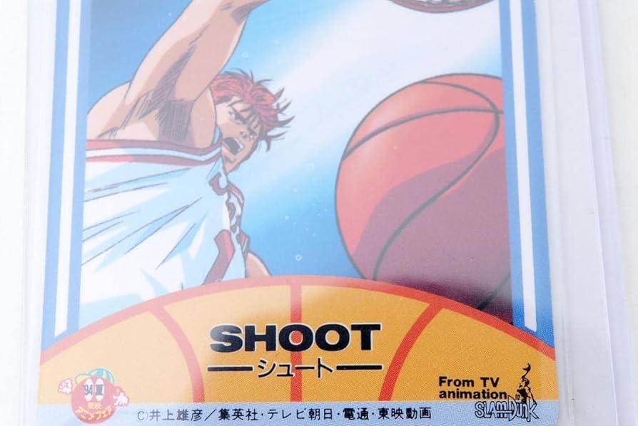 スラムダンク カードダス ヒーロー コレクション あたり カード 桜木 シュート BANPRESTO - 当時物☆スラムダンク☆SLAM DUNK☆カードダス